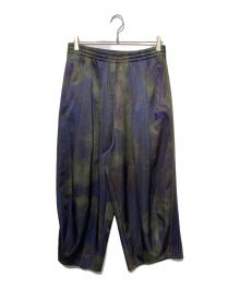 Needles（ニードルズ）の古着「H.D.TRACK PANT UNEVEN-DYE PRITED」｜グリーン×パープル