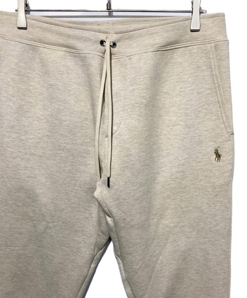 POLO RALPH LAUREN（ポロ・ラルフローレン）POLO RALPH LAUREN (ポロ・ラルフローレン) ワンポイントスウェットパンツ ベージュ サイズ:Ｌの古着・服飾アイテム