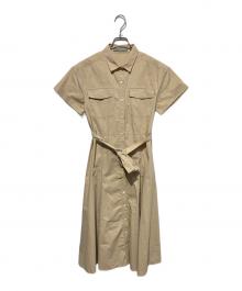 theory luxe（セオリーリュクス）の古着「シャツワンピース」｜ベージュ