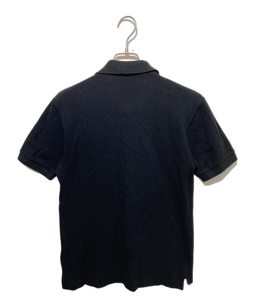 PLAY COMME des GARCONS（プレイコムデギャルソン）PLAY COMME des GARCONS (プレイコムデギャルソン) ハートワッペンポロシャツ ブラック サイズ:Ｓの古着・服飾アイテム