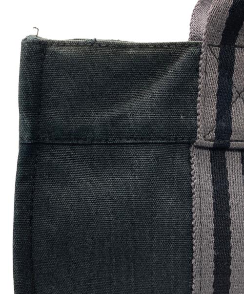 HERMES（エルメス）HERMES (エルメス) フールトゥPM ミニトートバッグ ブラック×グレーの古着・服飾アイテム