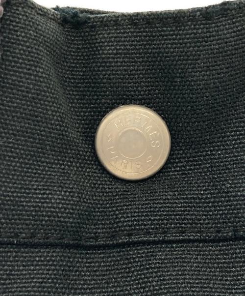 HERMES（エルメス）HERMES (エルメス) フールトゥPM ミニトートバッグ ブラック×グレーの古着・服飾アイテム