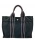 HERMES（エルメス）の古着「フールトゥPM ミニトートバッグ」｜ブラック×グレー