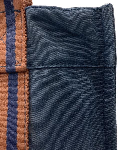 HERMES（エルメス）HERMES (エルメス) フールトゥPM ミニトートバッグ ネイビー×ブラウンの古着・服飾アイテム