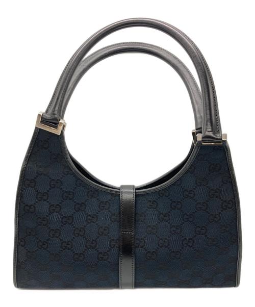 GUCCI（グッチ）GUCCI (グッチ) GGキャンバスジャッキーハンドバッグ ブラックの古着・服飾アイテム