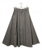 THE SHINZONEザ シンゾーン）の古着「GARMENT DYE FLARE SKIRT」｜グレー