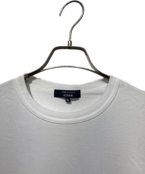 COMME des GARCONS HOMME（コムデギャルソン オム）COMME des GARCONS HOMME (コムデギャルソン オム) 綿天竺製品プリント Tシャツ ホワイト サイズ:XLの古着・服飾アイテム