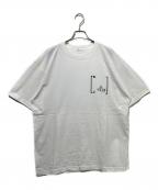 HERALBONY×Nagasawa COFFEEヘラルボニー）の古着「ショートスリーブTシャツ 「マレッティモ島の海」」｜ホワイト