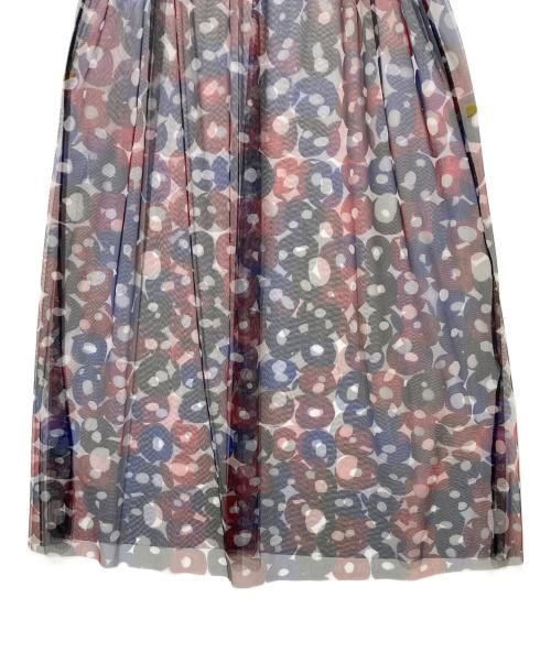 HERALBONY（ヘラルボニー）HERALBONY (ヘラルボニー) チュールワンピース「おりがみ」 レッド サイズ:Fの古着・服飾アイテム