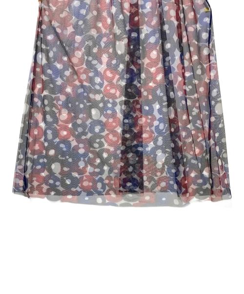 HERALBONY（ヘラルボニー）HERALBONY (ヘラルボニー) チュールワンピース「おりがみ」 レッド サイズ:Fの古着・服飾アイテム