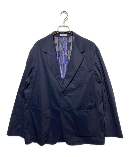 HERALBONY（ヘラルボニー）HERALBONY (ヘラルボニー) クールメッシュジャケット「海」 ネイビー サイズ:Mの古着・服飾アイテム