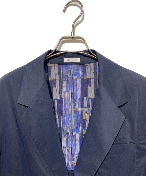 HERALBONY（ヘラルボニー）HERALBONY (ヘラルボニー) クールメッシュジャケット「海」 ネイビー サイズ:Mの古着・服飾アイテム