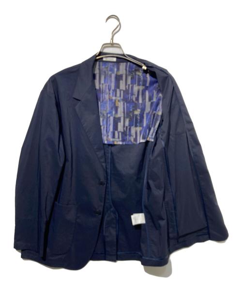 HERALBONY（ヘラルボニー）HERALBONY (ヘラルボニー) クールメッシュジャケット「海」 ネイビー サイズ:Mの古着・服飾アイテム