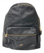 COACHコーチ）の古着「チャーリー レザーリュック」｜ブラック