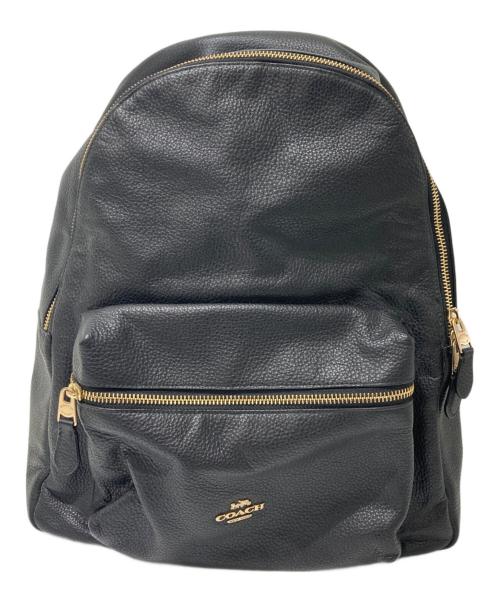 COACH（コーチ）COACH (コーチ) チャーリー レザーリュック ブラックの古着・服飾アイテム
