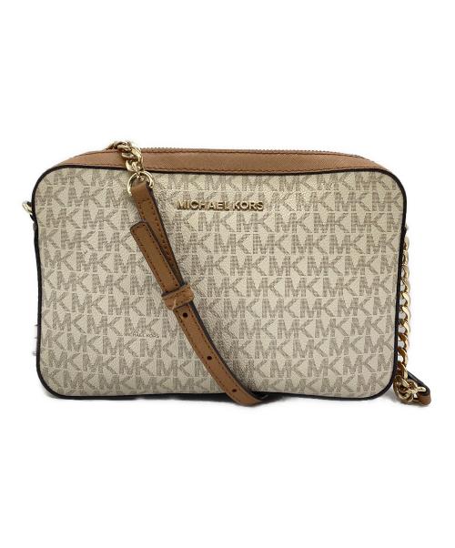MICHAEL KORS（マイケルコース）MICHAEL KORS (マイケルコース) ショルダーバッグ ベージュの古着・服飾アイテム