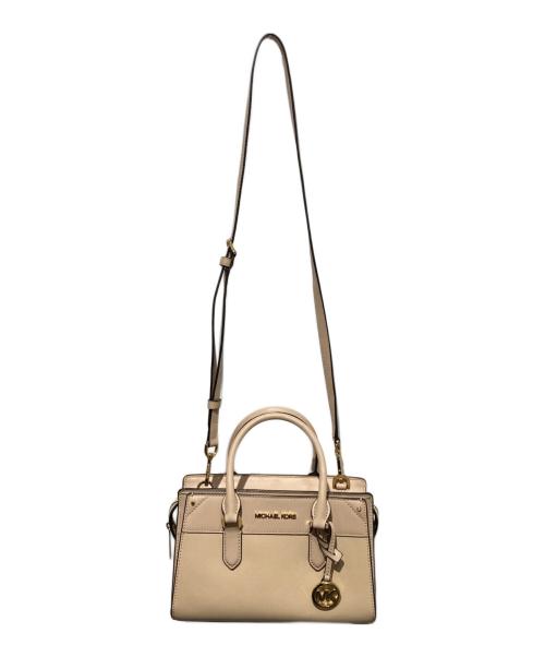 MICHAEL KORS（マイケルコース）MICHAEL KORS (マイケルコース) 2WAYショルダーバッグ ピンクの古着・服飾アイテム