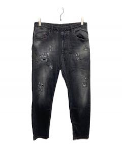 中古・古着通販】DIESEL (ディーゼル) P-HANSデニムパンツ ブラック