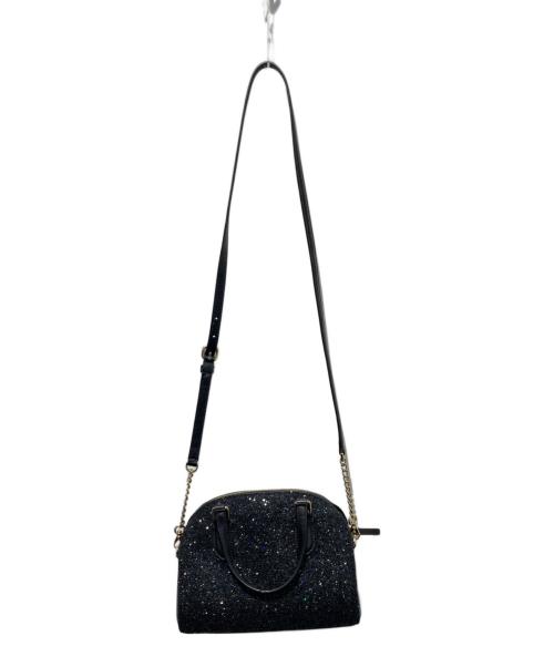 Kate Spade（ケイトスペード）Kate Spade (ケイトスペード) 2WAYグリッターバッグ ブラックの古着・服飾アイテム