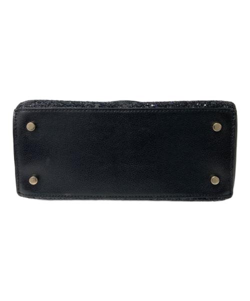 Kate Spade（ケイトスペード）Kate Spade (ケイトスペード) 2WAYグリッターバッグ ブラックの古着・服飾アイテム