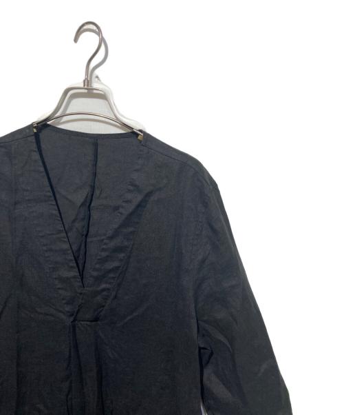 FACTORY（ファクトリー）FACTORY (ファクトリー) リネンワンピース ブラック サイズ:2の古着・服飾アイテム