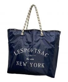 LeSportsac（レスポートサック）の古着「リバーシブルトートバッグ」｜ネイビー×ブルー