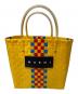 MARNI（マルニ）の古着「フラワーカフェ ピクニックバッグ」｜イエロー