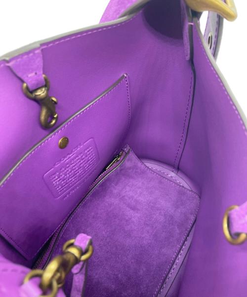 COACH（コーチ）COACH (コーチ) ブリーカー バケットバッグ パープルの古着・服飾アイテム