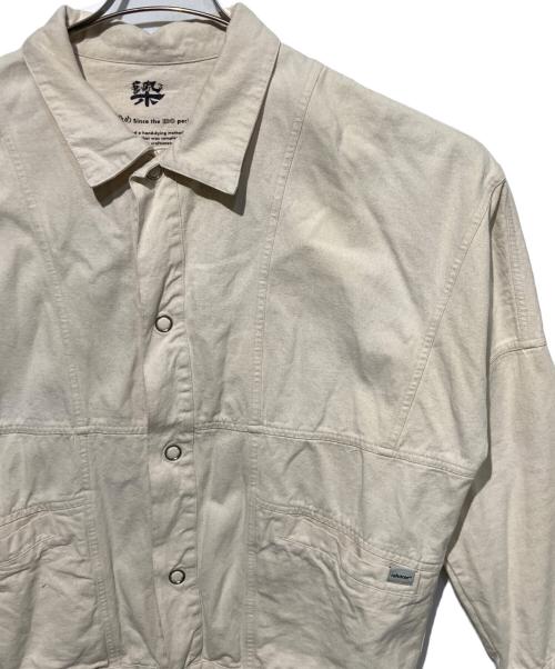 rehacer（レアセル）rehacer (レアセル) 東炊き Wide Twill Jacket ベージュ サイズ:Lの古着・服飾アイテム