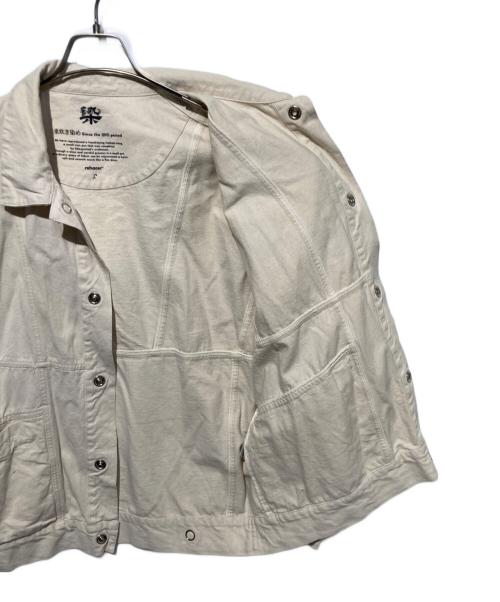 rehacer（レアセル）rehacer (レアセル) 東炊き Wide Twill Jacket ベージュ サイズ:Lの古着・服飾アイテム