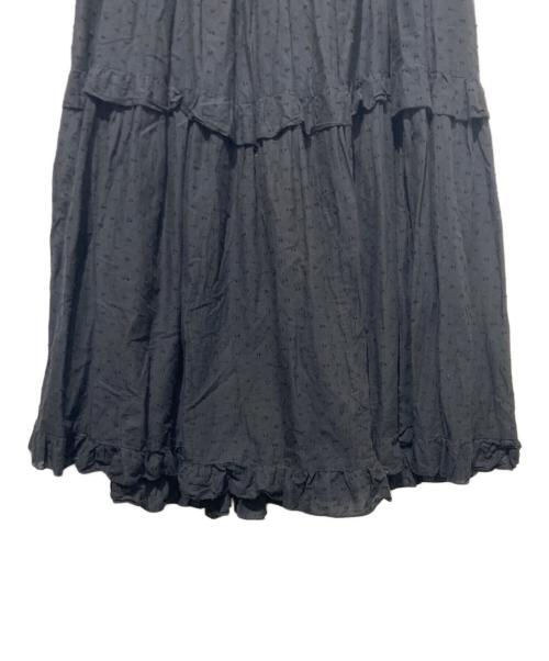 freada（フリーダ）freada (フリーダ) ドットフリルワンピース ブラック サイズ:Fの古着・服飾アイテム
