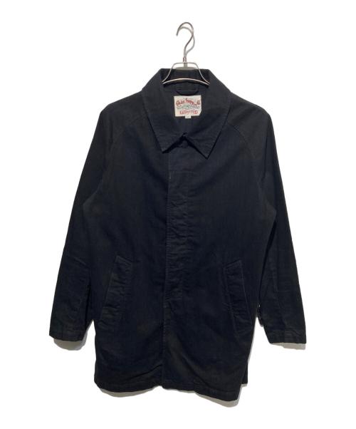 CALEE（キャリー）CALEE (キャリー) デニムコート ブラック サイズ:Lの古着・服飾アイテム
