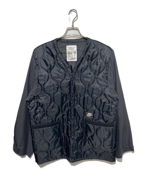 CHALLENGER（チャレンジャー）CHALLENGER (チャレンジャー) QUILTING LAYER SHIRT ブラック サイズ:XLの古着・服飾アイテム