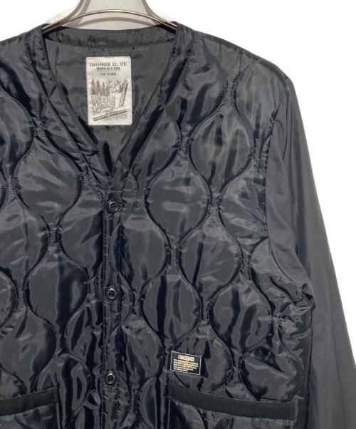 CHALLENGER（チャレンジャー）CHALLENGER (チャレンジャー) QUILTING LAYER SHIRT ブラック サイズ:XLの古着・服飾アイテム