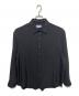MAISON SPECIAL（メゾンスペシャル）の古着「Frieren Stripe Prime-Over Regular Collar Shirt」｜ブラック
