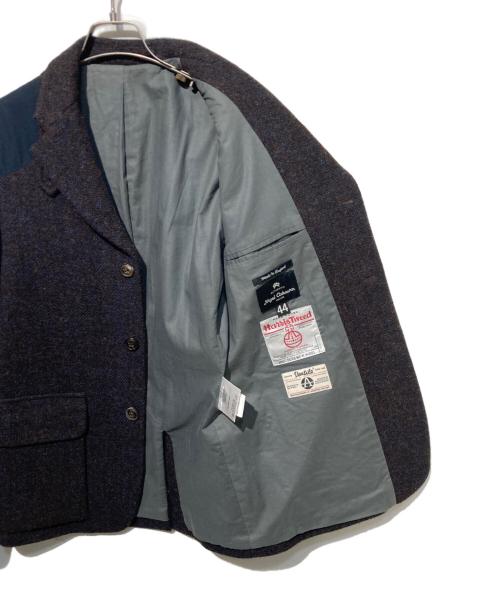 NIGEL CABOURN（ナイジェルケーボン）NIGEL CABOURN (ナイジェルケーボン) Harris Tweed (ハリスツイード) マロリージャケット ブラウン×ネイビー サイズ:44の古着・服飾アイテム