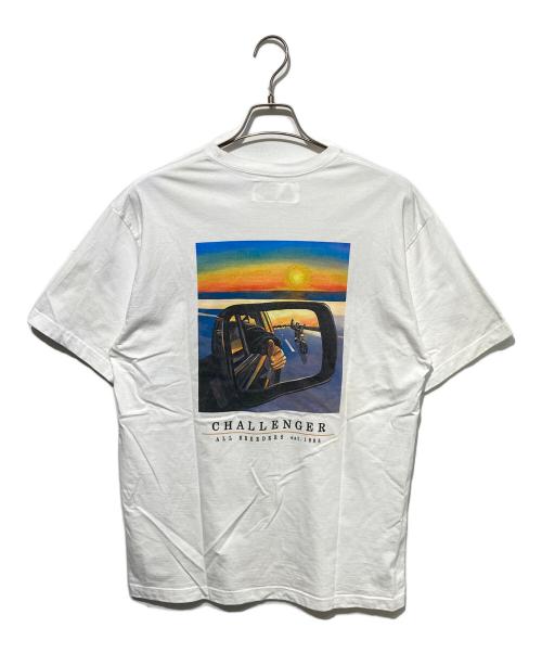 CHALLENGER（チャレンジャー）CHALLENGER (チャレンジャー) プリントTシャツ ホワイト サイズ:Lの古着・服飾アイテム