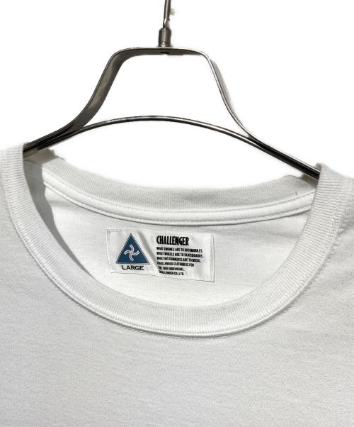 CHALLENGER（チャレンジャー）CHALLENGER (チャレンジャー) プリントTシャツ ホワイト サイズ:Lの古着・服飾アイテム