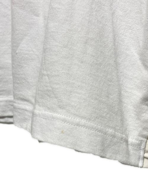 sacai（サカイ）sacai (サカイ) 再構築ナイロンドッキングTシャツ ホワイト サイズ:3の古着・服飾アイテム