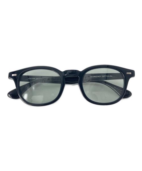 UNITED ARROWS（ユナイテッドアローズ）UNITED ARROWS (ユナイテッドアローズ) 金子眼鏡 (カネコガンキョウ) サングラス ブラックの古着・服飾アイテム