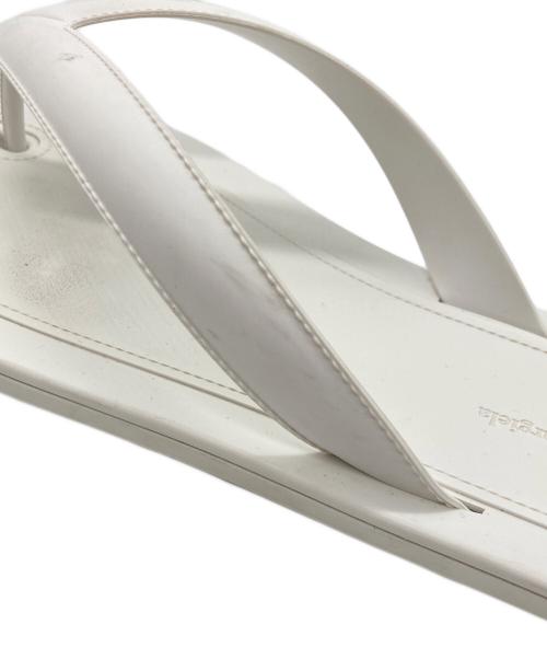 Maison Margiela（メゾンマルジェラ）Maison Margiela (メゾンマルジェラ) Tabi トングサンダル ホワイト サイズ:42の古着・服飾アイテム