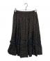 tricot COMME des GARCONS (トリココムデギャルソン) ドットフリルスカート ブラウン サイズ:　：14000円