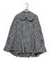 COMME des GARCONS GIRL（コムデギャルソンガール）の古着「丸襟チェックシャツ」｜ホワイト×ブラック