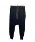 DRKSHDW（ダークシャドウ）の古着「PRISONNER DRAWSTRING サルエルパンツ」｜ブラック