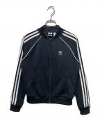 adidasアディダス）の古着「トラックジャケット」｜ブラック