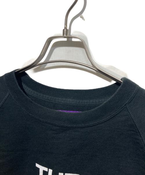 THE NORTHFACE PURPLELABEL（ザ・ノースフェイス パープルレーベル）THE NORTHFACE PURPLELABEL (ザ・ノースフェイス パープルレーベル) 10OZ H/S CREW NECK SWEAT TEE ブラック サイズ:Mの古着・服飾アイテム