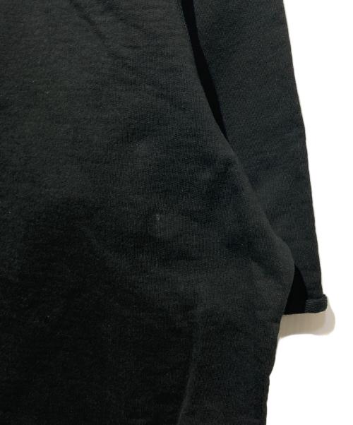 THE NORTHFACE PURPLELABEL（ザ・ノースフェイス パープルレーベル）THE NORTHFACE PURPLELABEL (ザ・ノースフェイス パープルレーベル) 10OZ H/S CREW NECK SWEAT TEE ブラック サイズ:Mの古着・服飾アイテム