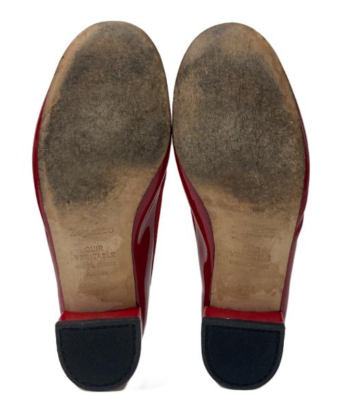repetto（レペット）repetto (レペット) エナメルパンプス レッド サイズ:37 1/2の古着・服飾アイテム