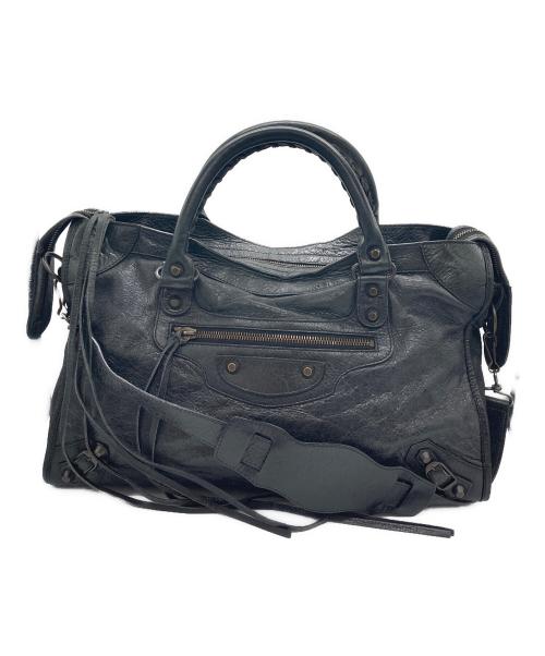 BALENCIAGA（バレンシアガ）BALENCIAGA (バレンシアガ) ザ・シティ 2WAYバッグ ブラックの古着・服飾アイテム