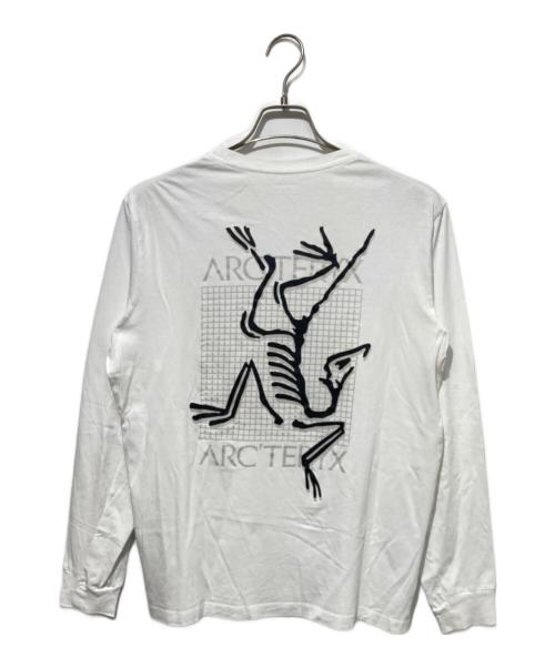 ARC'TERYX（アークテリクス）ARC'TERYX (アークテリクス) Arc Multi Bird Logo LS ホワイト サイズ:Mの古着・服飾アイテム